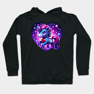 Cute Galaxy Unicorn Hoodie